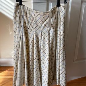 Akris Punto Check A-Line skirt, size 8